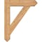 Ekena Millwork Traditional Arts and Crafts Smooth Bracket w/ Offset Brace, Western Red Cedar, 7 1/2"W x 32"D x 40"H BKT0806X32X40TRA03SWR - alternate 2